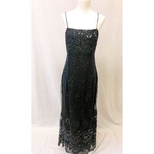 Black Sequined Dress